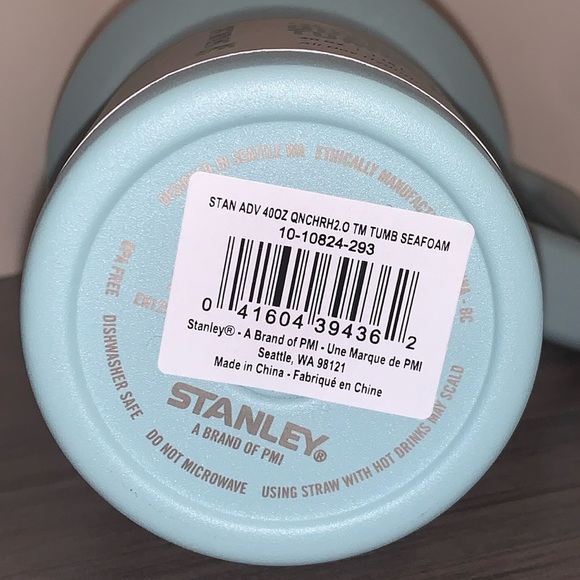 Stanley NEW The Flowstate Quencher H2.0 Tumbler 40 oz All Day Hydration Seafoam - Picture 6 of 8